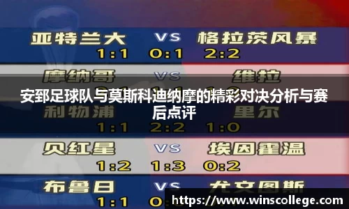 安郅足球队与莫斯科迪纳摩的精彩对决分析与赛后点评